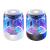 AE Yayusi C7 Wireless Bluetooth Speaker Subwoofer Portable Colorful Light Car Crystal Glass Bluetooth