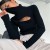 Wish Foreign Trade EBay Cross-Border New Autumn and Winter Sexy Long Sleeve Knitted Sweaters Women's Clothing European and American Single Blouse Hot Sale