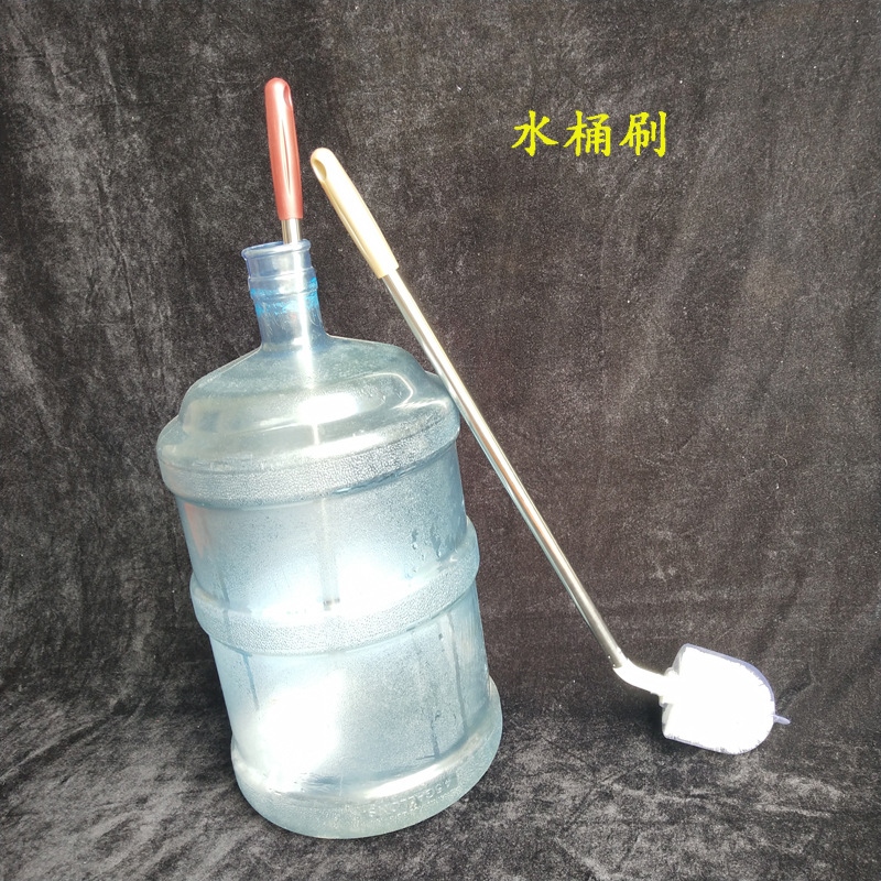 新款清洁刷水桶刷洗桶刷纯净水桶刷桶装水毛刷饮水机桶刷头套壳 h
