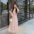 Women 'S Long Sleeve Temperament Waist-Controlled Mid-Length Dress French Style First Love Super Fairy Sweet Thin Floral Dress For Women