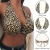 2021 Spring and Summer Foreign Trade Women's Clothing Sexy Deep V-neck Halter Ring Lace-up Backless Wrapped Chest Nightclub Inner Vest