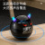 New G9 Bluetooth Speaker Fashion Desktop Audio Bedside Alarm Clock Subwoofer Mini Portable Card-Inserting Player
