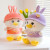 New Meimei Duck Doll Soft Toy Pillow Hooded Rabbit Ears Duck Doll Doll Plush Toy