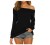 2022 European and American Summer New off-Shoulder Casual Amazon Wish Cross-Border Foreign Trade Women's Sexy off-Shoulder T-shirt