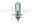 X1-H4 Double-Sided Three-Claw Electric Car Motorcycle LED Headlight 12W 12-85V Casual Cob Built-in Spotlight