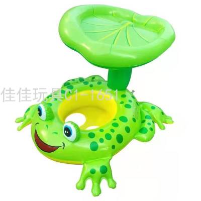 Inflatable Children Thickened Swimming Pedestal Ring PVC Cute Animal Yacht Lead Pedestal Ring Water Entertainment in Stock Wholesale