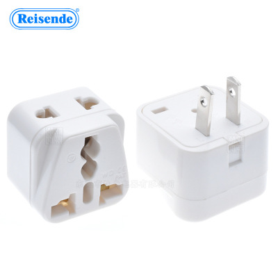 WDI-6 Japanese Standard 2-Pin Plug One-to-Two Jack One out of Two 5-Hole Multi-Functional Socket American Standard 2 Flat Feet Canada