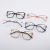 Trendy New Square TR90 Plain Glasses Women's Comfortable Spring Leg Spectacle Frames Eye Protection Glasses Frame