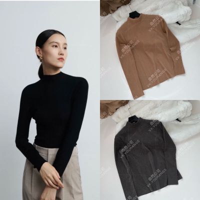 Anthflow Style Daily Single Three Seconds Quick-Heating Warm Expanded an M Velvet Retro Half Turtleneck Y Ion Bottoming Shirt