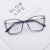Trendy New Square TR90 Plain Glasses Women's Comfortable Spring Leg Spectacle Frames Eye Protection Glasses Frame
