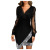 Exclusive for Cross-Border 2021 European and American New Mesh Stitching Sexy Dress for Women