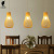 Bamboo Artwork Lighting Living Room Dining Room Bedroom Creative Lighting Chandelier