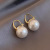 Retro High-Grade Pearl Earrings 2022 New Trendy Korean Graceful Online Influencer Ear Clip Design Sense Special-Interest Earrings