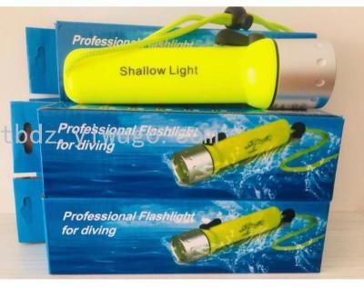 Hot sales of diving torches, strong light waterproof torch, outdoor lighting