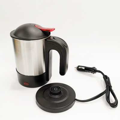 Stainless Steel 12v24v Car Kettle Car Small Capacity 0.5L Kettle Heating Insulation Electric Kettle