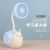 [USB Small Fan Customization] Cartoon Snail with Pen Holder Rechargeable Small Fan Student Dormitory Small Fan Wholesale