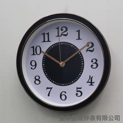 10-Inch 25cm Simple Home Fashion Advertising Gift Plastic Quartz Wall Clock Watch Wholesale