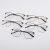 New Fashion Plain Glasses Business Glasses Frame Metal Optical Frame Men and Women Eye Protection Glasses Frame