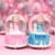 Home Creative Princess Elsa Music Box Crystal Ball Resin Craft Ornament Automatic Snow Rotating Factory Goods