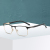Fashion Vintage Glasses Rim Large Frame Glasses Frame for Business Metal Spectacle Frame
