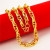 New 18K Gold-Plated Necklace Men's Foreign Trade Popular Style Gold-like Necklace
