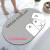 New Oval White Bear Pattern Fast Water-Absorbing Non-Slip Mat 3D Printing Pad Quick-Drying Foot Mat Carpet Soft  Mat