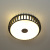 New Chinese Style Ceiling Lamp round Living Room Led Master Bedroom Lamp Wood Color Lamps Japanese Restaurant Lighting Pastoral Ceiling Lamp
