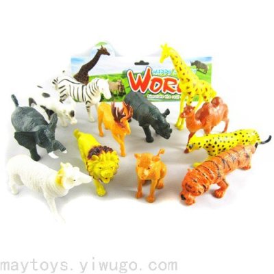 Poultry Animal PVC Dinosaur Bag Export Hot Sale Exclusive for Cross-Border Factory Direct Sales 6-Inch Animal 12