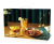 Heat-Resistant Golden Tableware Glass Bowl Plate Amber Pot Gift Set New Year's Day National Day Mid-Autumn Festival Dragon Boat Festival Gift