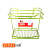 Ri Pai Color Spacer Block Two-Layer Kitchen Storage Rack Bathroom Storage Angle Frame Hanging Dual-Use Rack