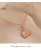 New Zircon Swan Necklace Internet Celebrity Socialite Style Rose Gold Titanium Steel Pendant TikTok