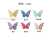 Laser Hollow Paper Butterfly Butterfly Decoration Paper Butterfly