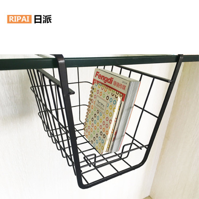 Ri Pai Cabinet Storage Basket Cabinet Hanging Basket Behind The Door Storage Rack Wardrobe Storage Rack