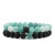 New Couple Bracelet Black Yoga Beaded Bracelet Men and Women Bangle Jewelry Cross-Border Hot Accessories