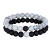 New Couple Bracelet Black Yoga Beaded Bracelet Men and Women Bangle Jewelry Cross-Border Hot Accessories