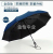 57cm X10 Open Three Fold Automatic Vinyl Spray Paint Cotton Umbrella