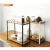 Ri Pai Household Supplies Kitchen Rack Square Double Layered Storage Rack Seasoning Rack Countertop Storage Rack