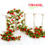Simulation Small Rose Vine Strip Fake Flower Rattan Heating Pipe Decoration Rattan Fake Flower Wholesale Sales