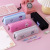Korean Creative Pupils' Pen Rolling Pencil Case Boys and Girls Simple Stationery Box Large Capacity Student Pencil Bag Gift