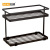 Ri Pai Iron Double-Layer Seasoning Rack Kitchen Countertop Floor Storage Rack Washstand Kitchenware Storage Shelves