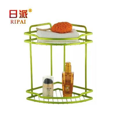Ri Pai Color Spacer Block Two-Layer Rack Double-Layer Storage Rack Triangle Two-Layer Angle Frame Bathroom Storage Rack