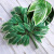 Artificial Banyan Leaves Maple Leaf Plant Wall Accessories Green Leaf Plastic Fake Branches Leaves Landscaping Decoration Imitate Leaves