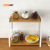 Ri Pai Household Supplies Kitchen Rack Square Double Layered Storage Rack Seasoning Rack Countertop Storage Rack