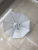 29cm Umbrella Cap White Polyester Cloth