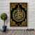 Arabic Gold Decorative Painting Photo Frame Living Room Bedroom Painting Flower Painting Entrance Painting