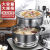 304 Stainless Steel Steamer Thickened Compound Bottom Three-Layer Soup Steam Pot Double-Deck Home Steamer Soup Pot Gift Big Pot Wholesale