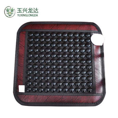 Jade Cushion Germanium Tomalin Electric Heating Moxa Chair Cushion Factory Wholesale Far Infrared Cushion Meeting Sale Gift