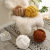 Hand-Woven Knotted Ball Pillow Lambswool Roll Pillow Couch Pillow Living Room round Spherical Cushion Bedside Backrest