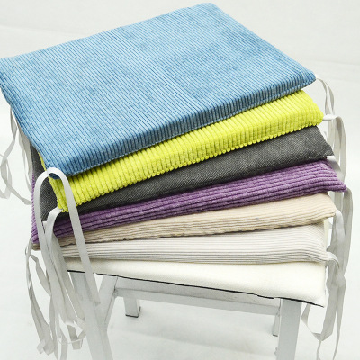 Flannel Thickened Student Chair Cushion Home Square Stool Hair Pack Workshop Stool Chair Cushion Wholesale