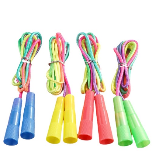 Cross-Border Hot Colorful Colorful Gradient Children‘s Jumping Rope Seven-Color Skipping Rope Children‘s Competition Men‘s and Women‘s Fitness Training Skipping Rope